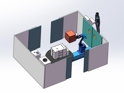 充氣柜機(jī)器人激光焊接